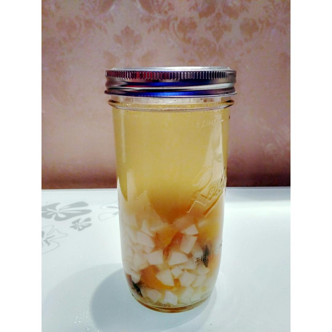 金桔荸荠玫瑰茶