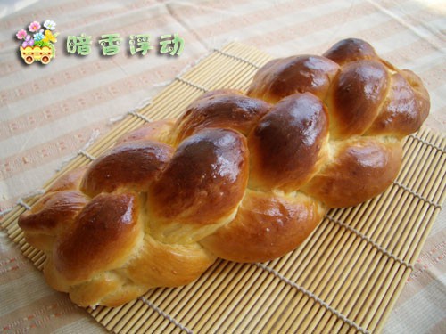辫子面包（六股）的做法