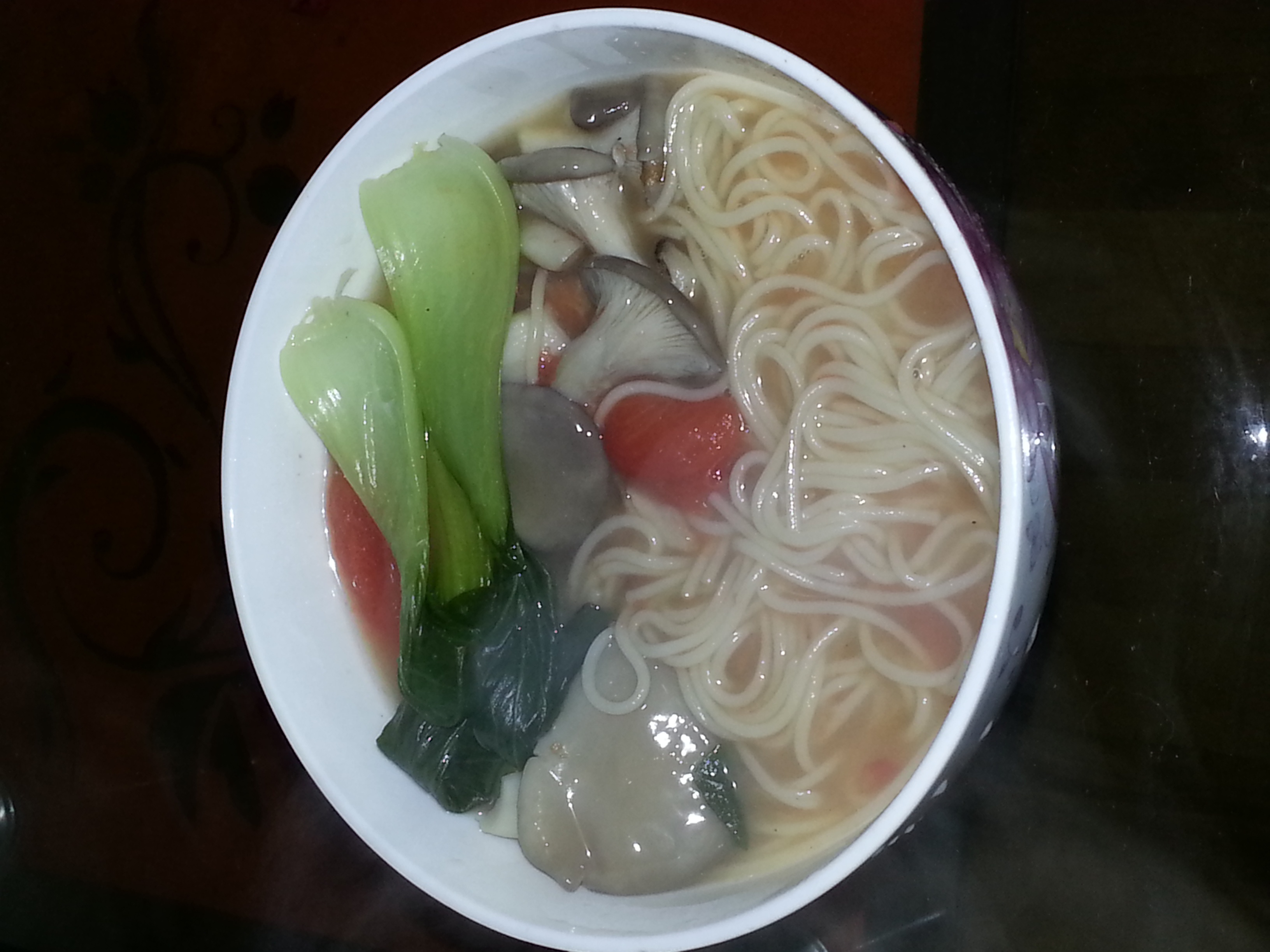 青菜鸡蛋面