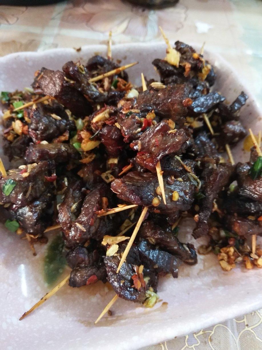 【家庭版牙签牛肉】