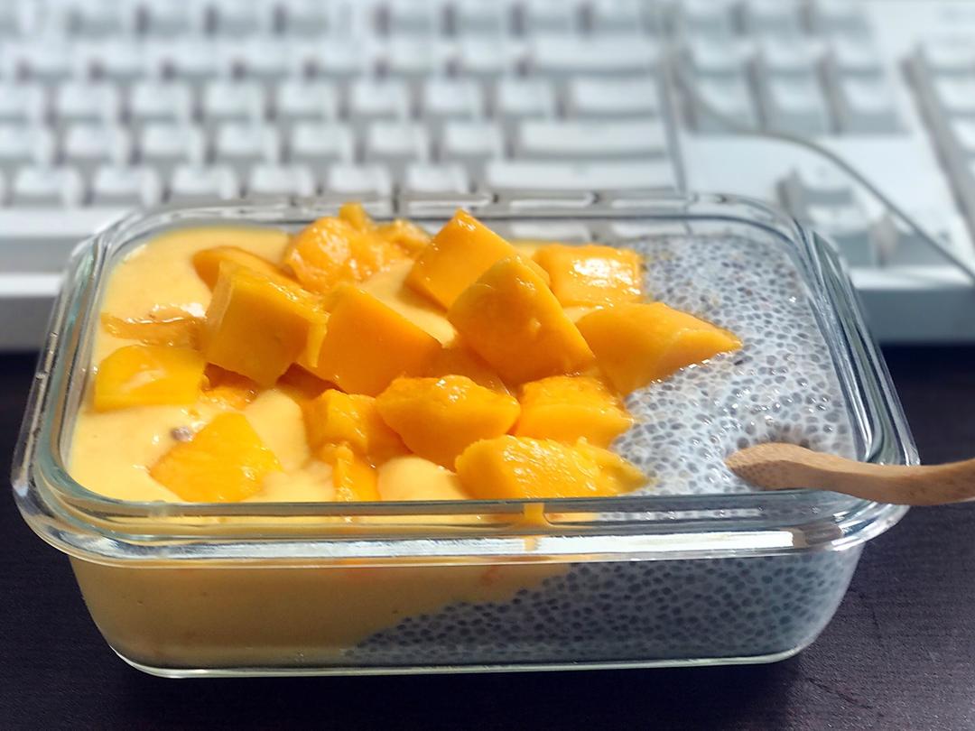 芒果奇亚籽布丁