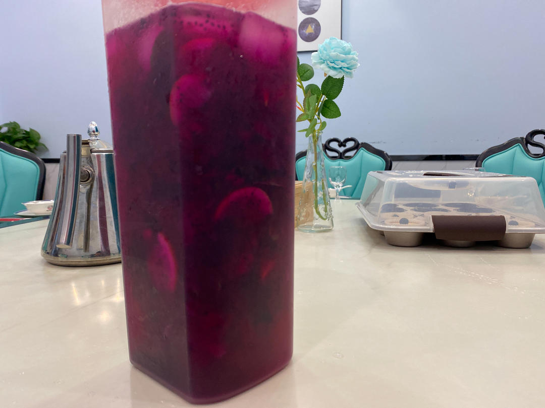 自制火龙果饮料