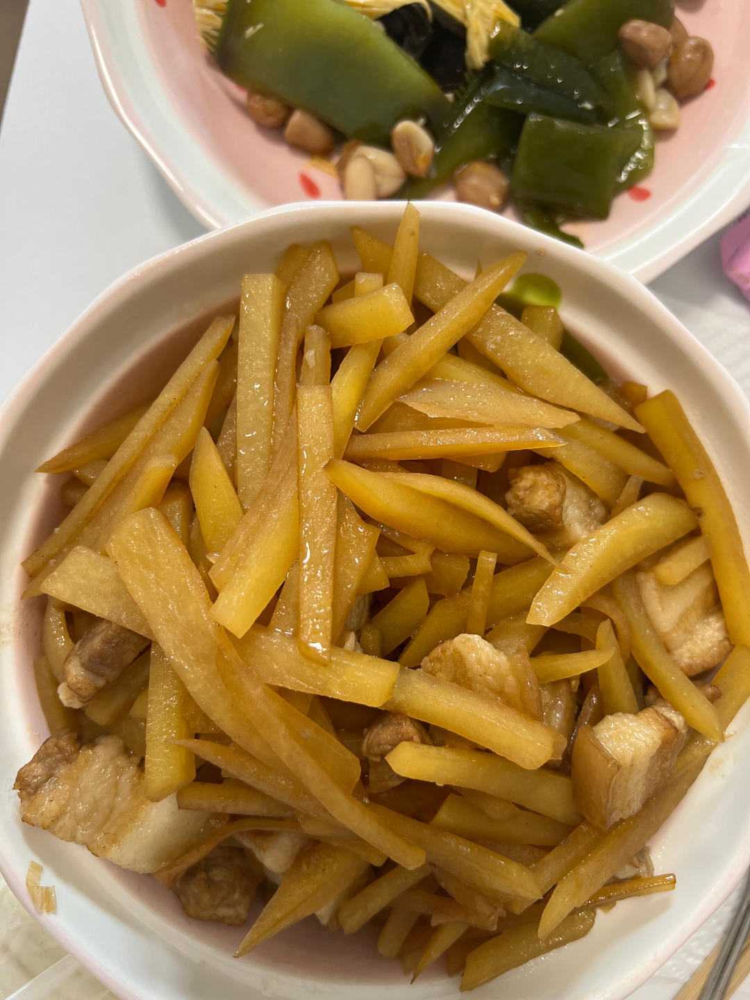 土豆丝炒肉