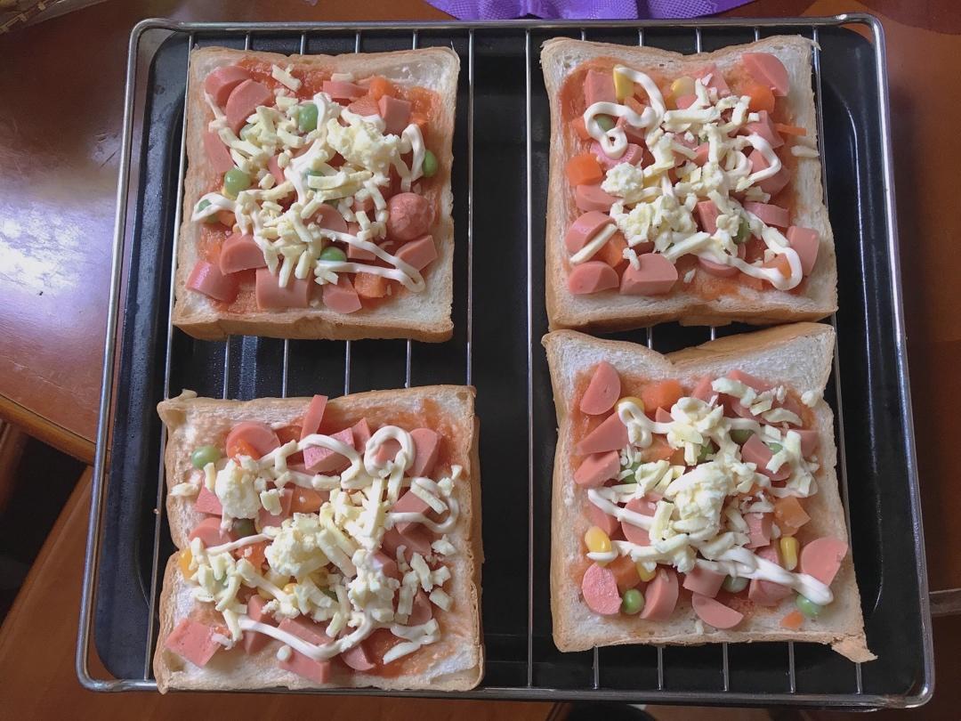 超好吃面包披萨🍕
