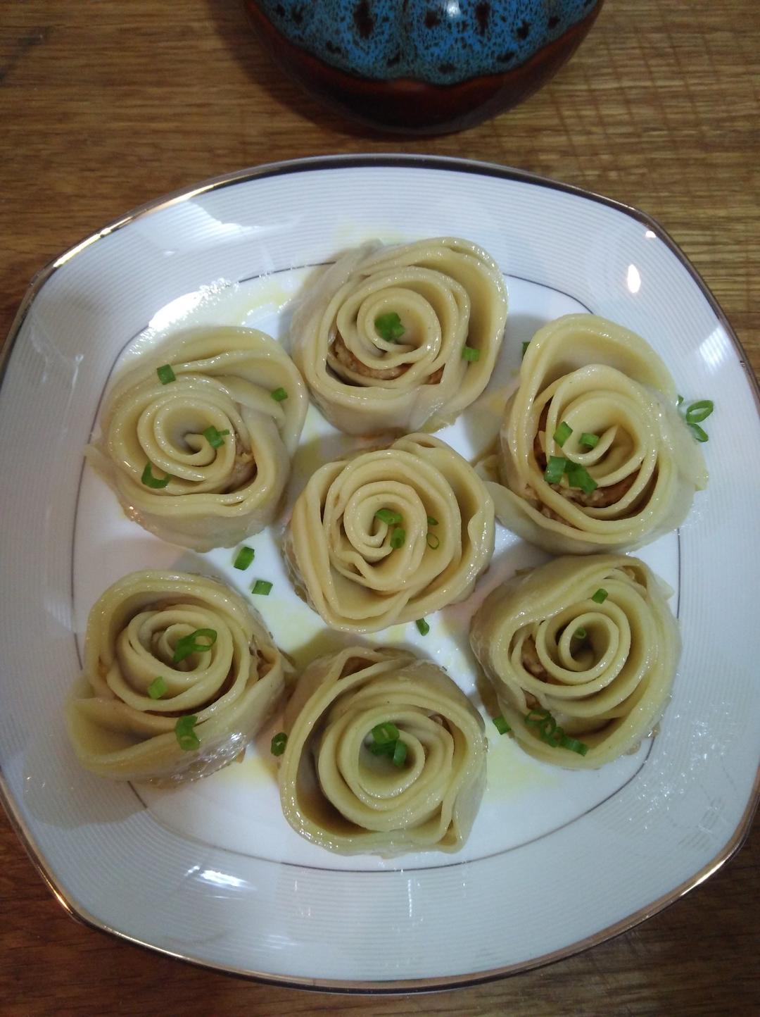 玫瑰花饺子