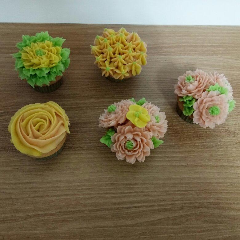 韩式裱花cupcake