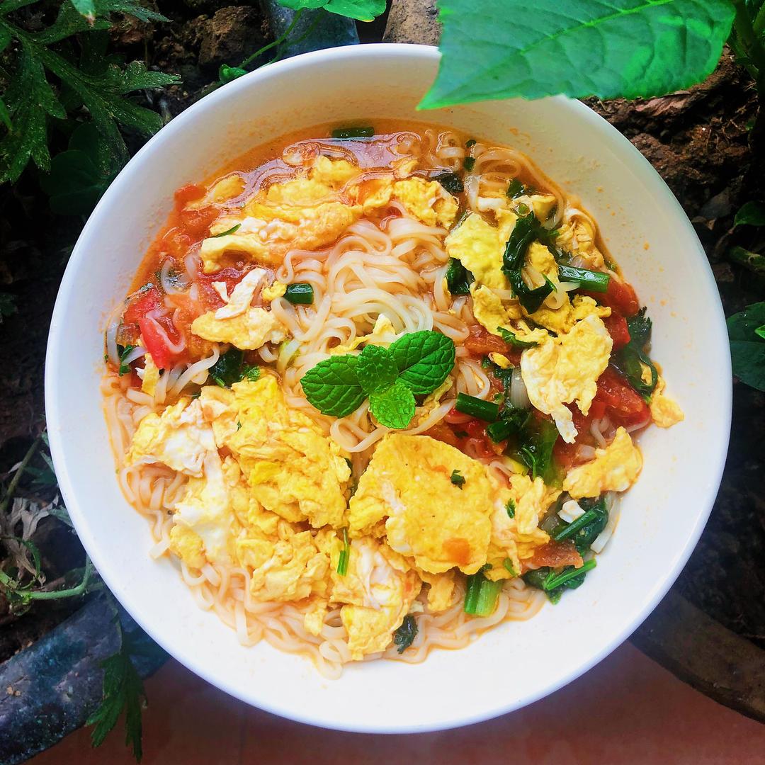 快手早餐：番茄鸡蛋面（西红柿鸡蛋面）的做法