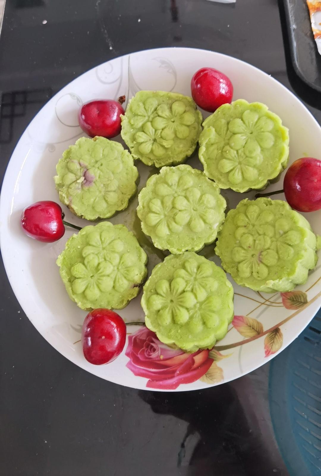 清新养颜，好吃零添加的豌豆糕