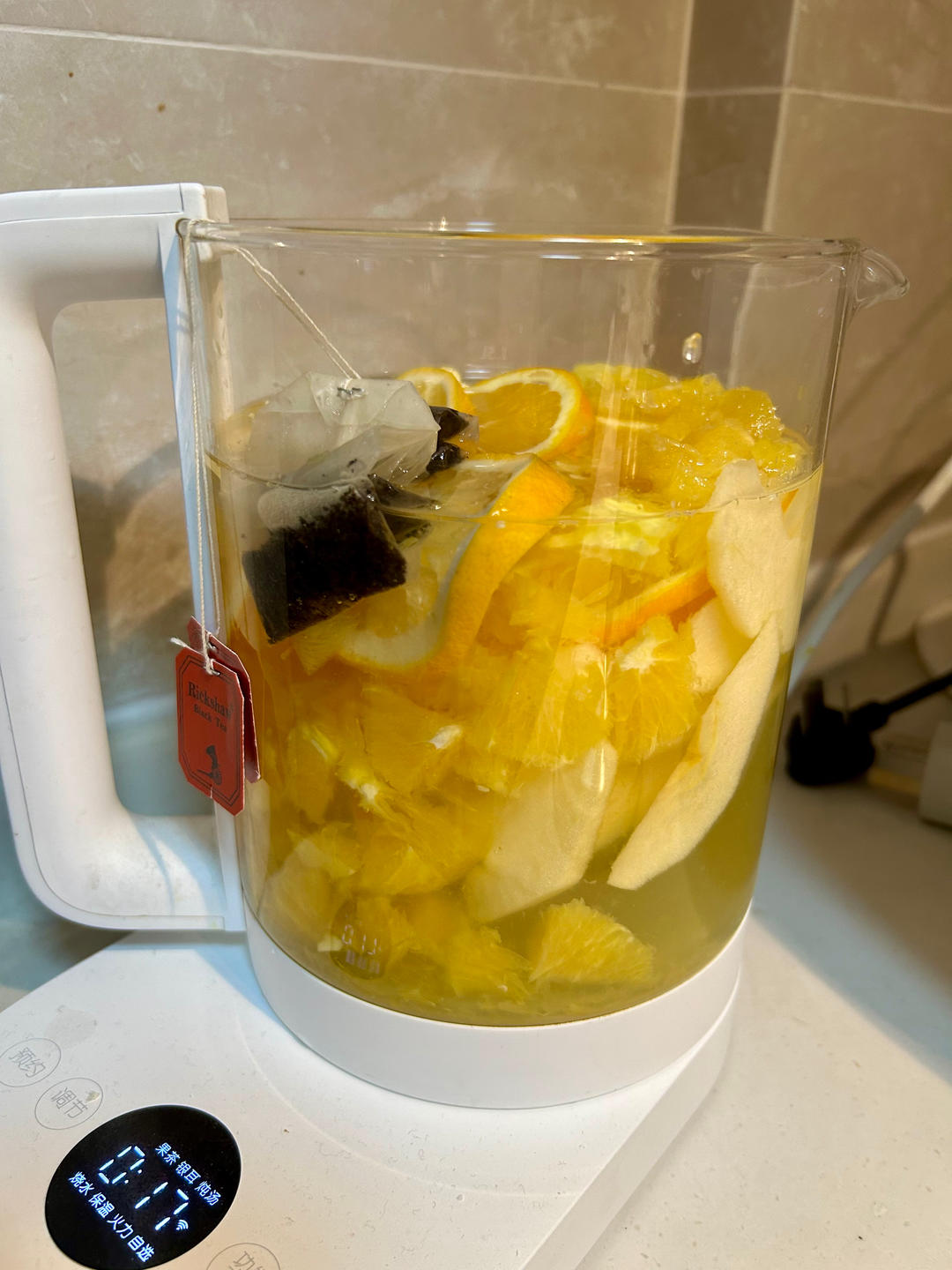 橙子苹果热红茶🔥可以无限续杯的暖暖果茶