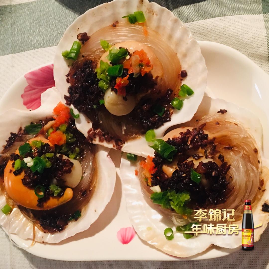 蒜蓉粉丝蒸扇贝
