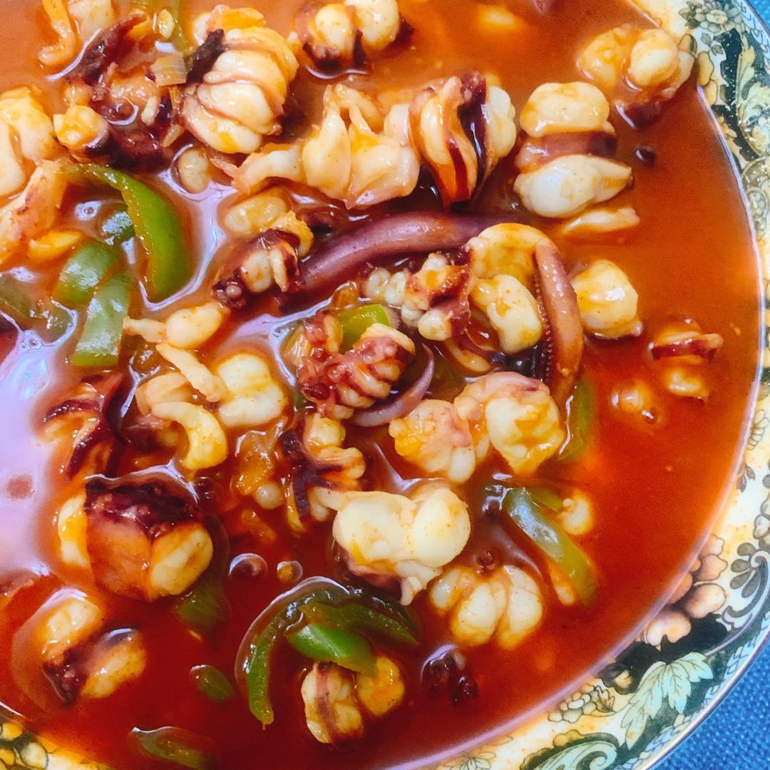 cc哇哦做的韩国辣酱章鱼