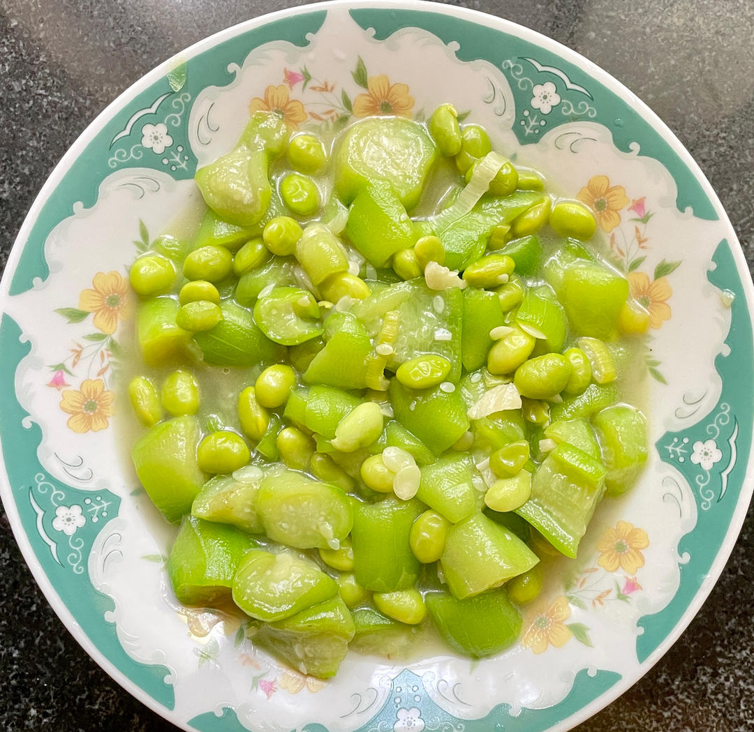 丝瓜毛豆