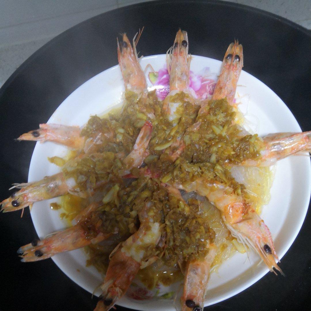蒜蓉粉丝蒸虾