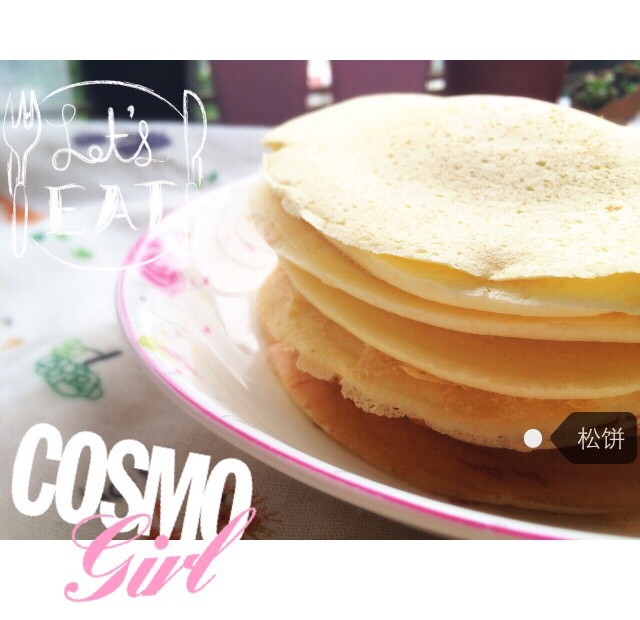 超级简单pancake【无黄油健康版】