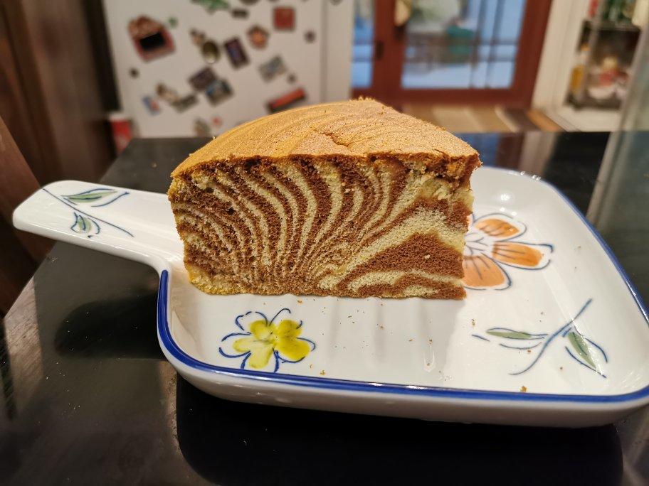 斑马纹戚风蛋糕