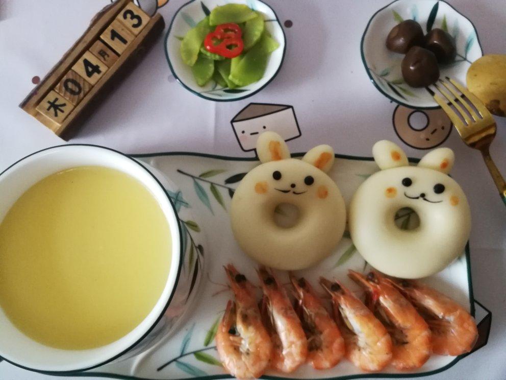 小兔子甜甜圈馒头