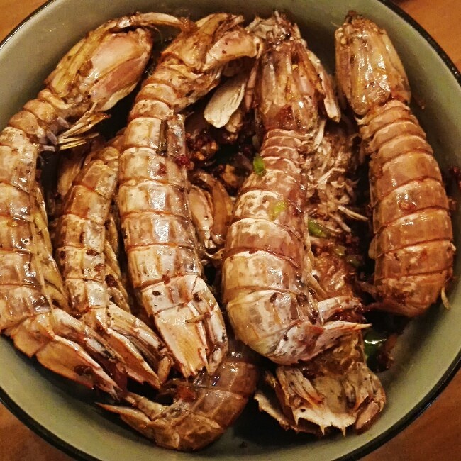 椒盐濑尿虾（皮皮虾）的做法