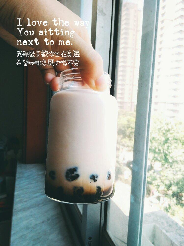黑糖珍珠鲜奶-在家喝鹿角巷