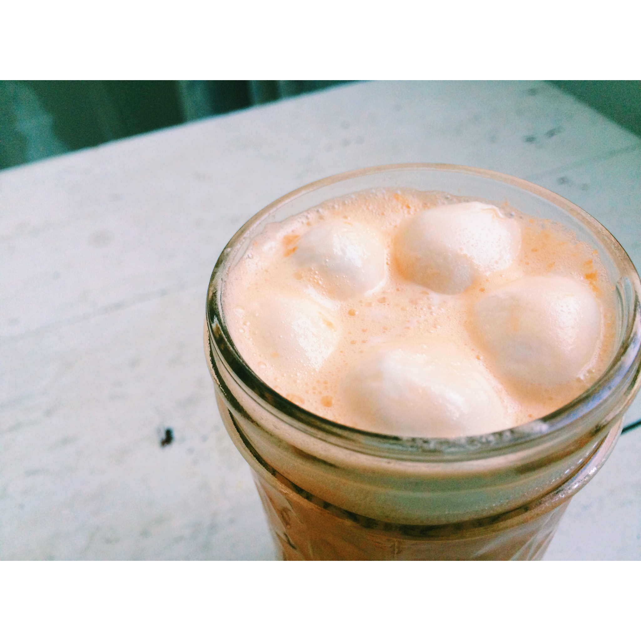 冬日热饮——棉花糖奶茶