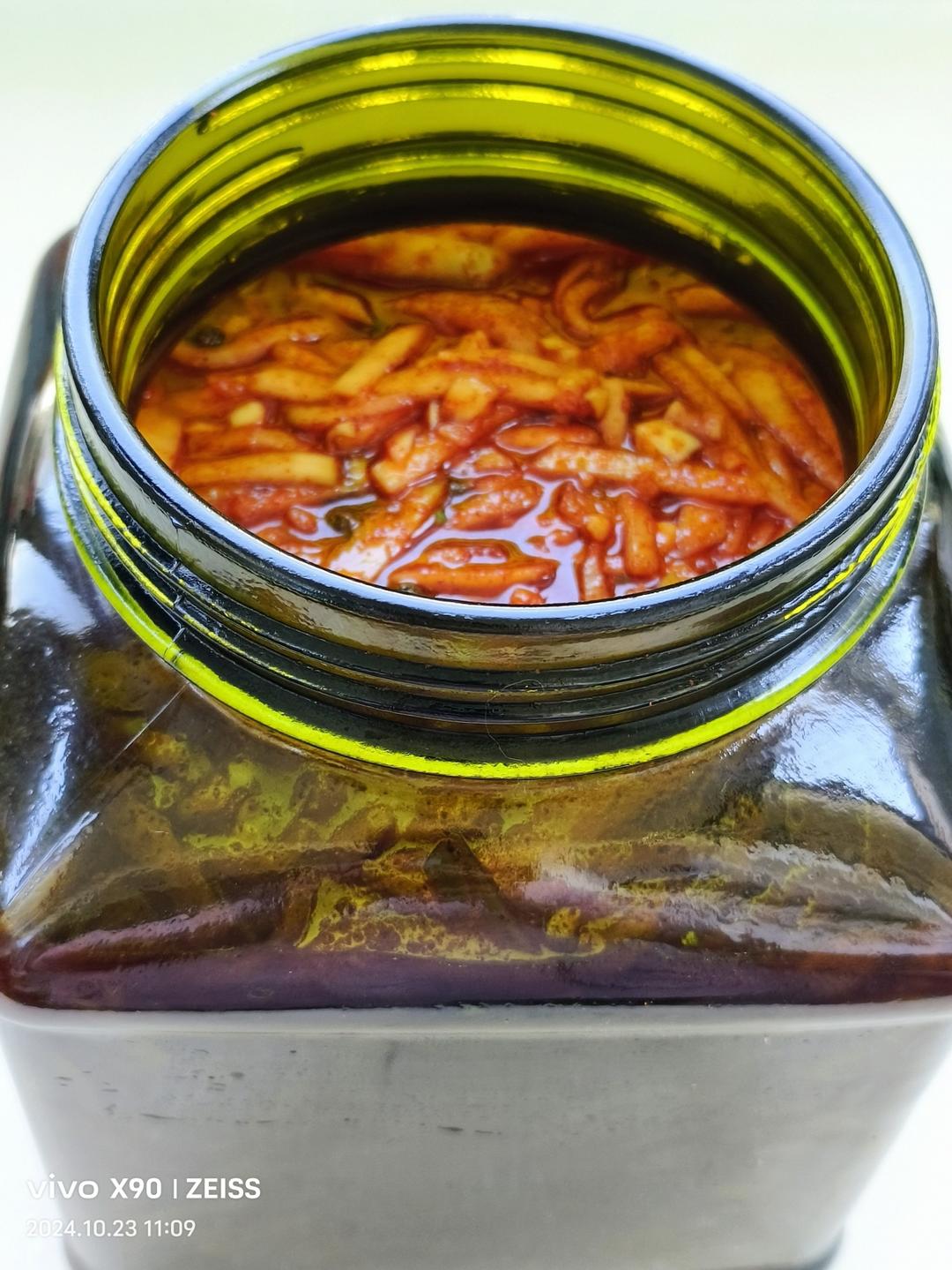 家庭自制腌芥菜丝