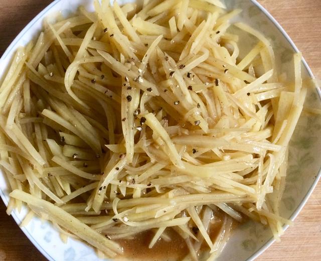 无油无糖酸辣【土豆丝】的做法