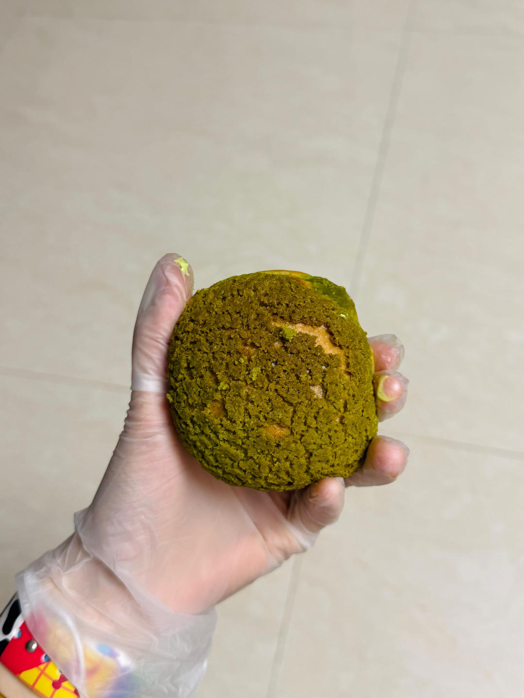 曲奇抹茶酥皮泡芙（抹茶卡士达酱）