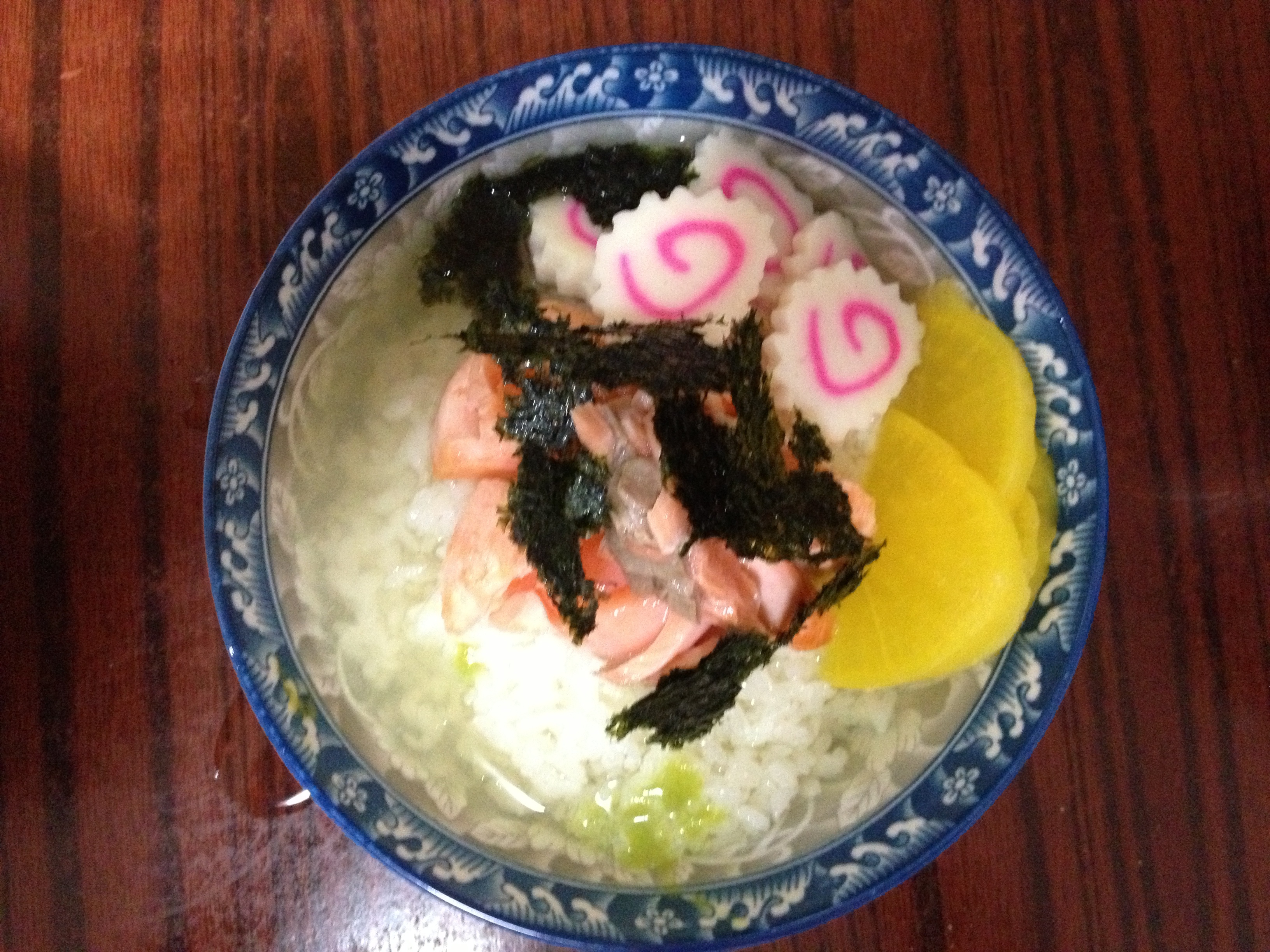 三文鱼茶泡饭