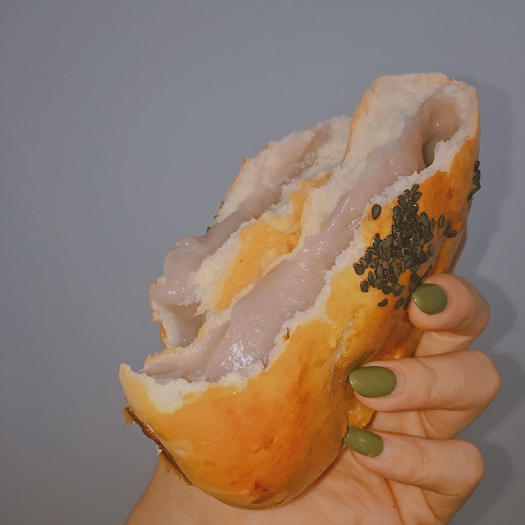 全麦杏仁芋泥面包【曼食慢语】