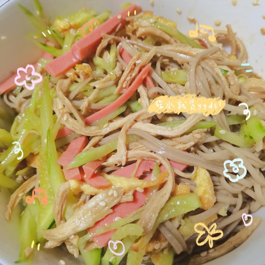 简单上瘾的减脂凉拌荞麦面