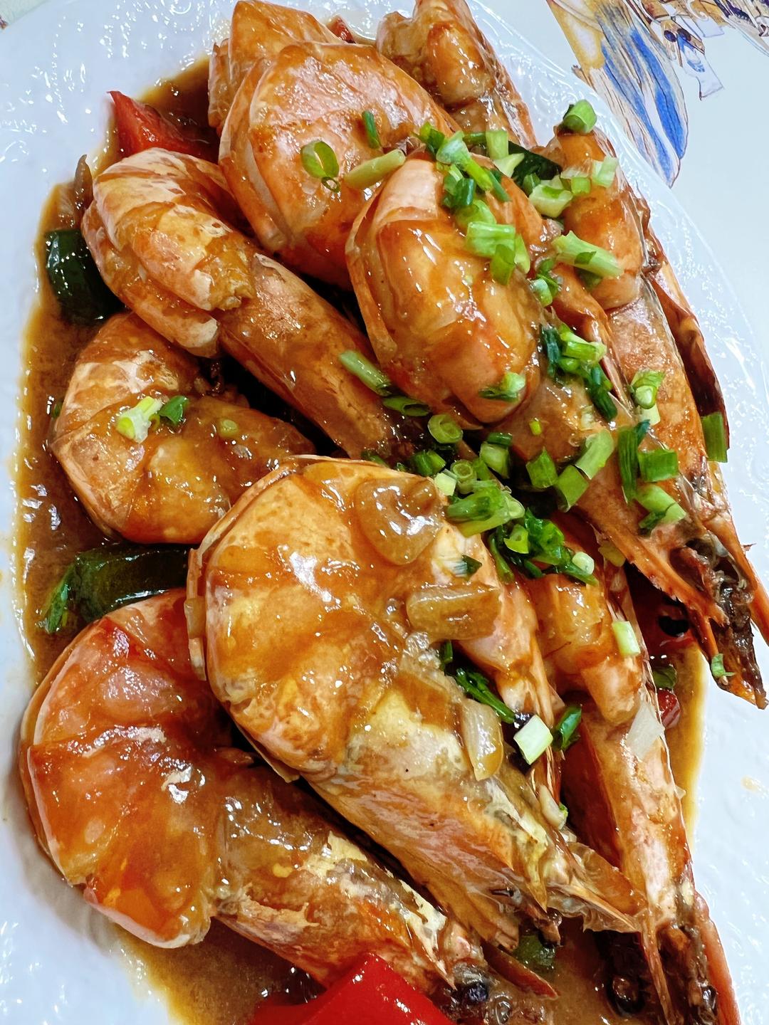 零失败 酱汁黑虎虾