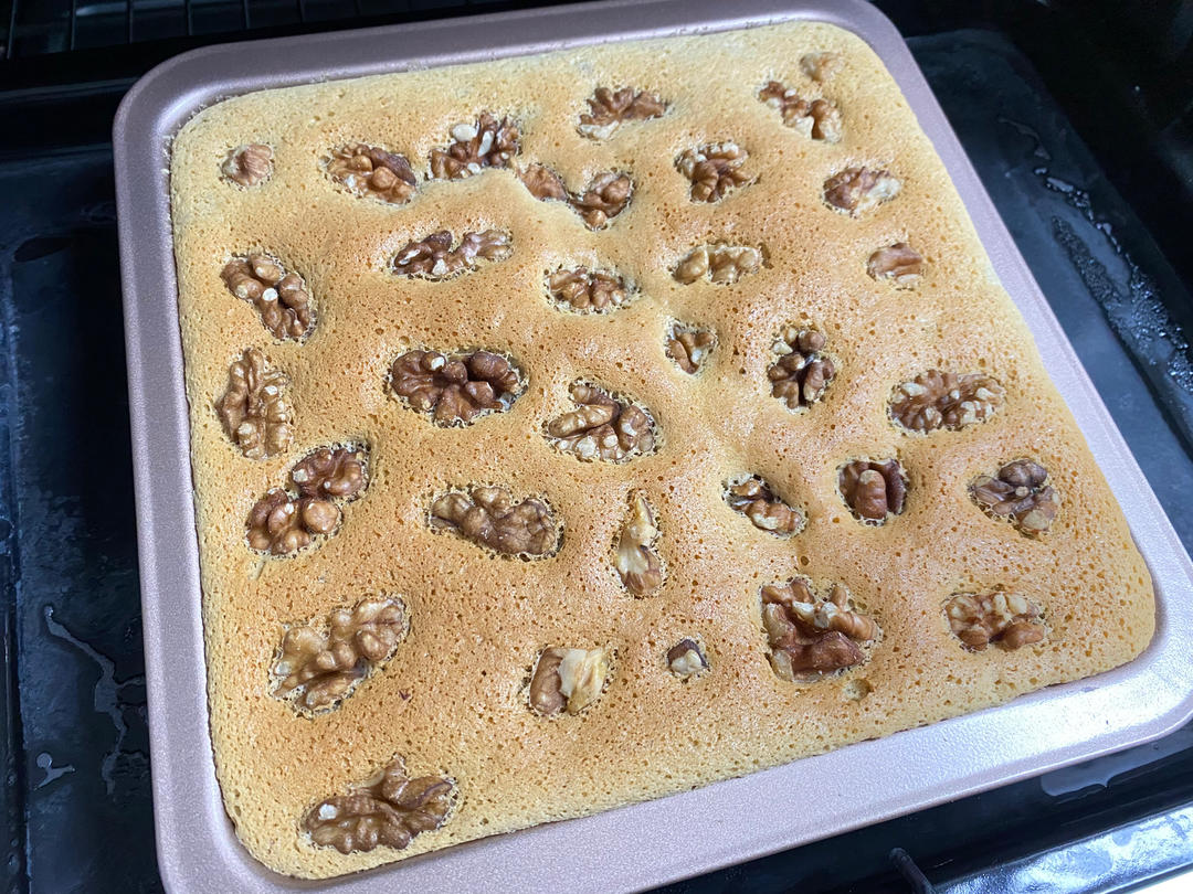 意大利大厨教我做核桃香蕉棉花蛋糕！柔软湿润超好吃