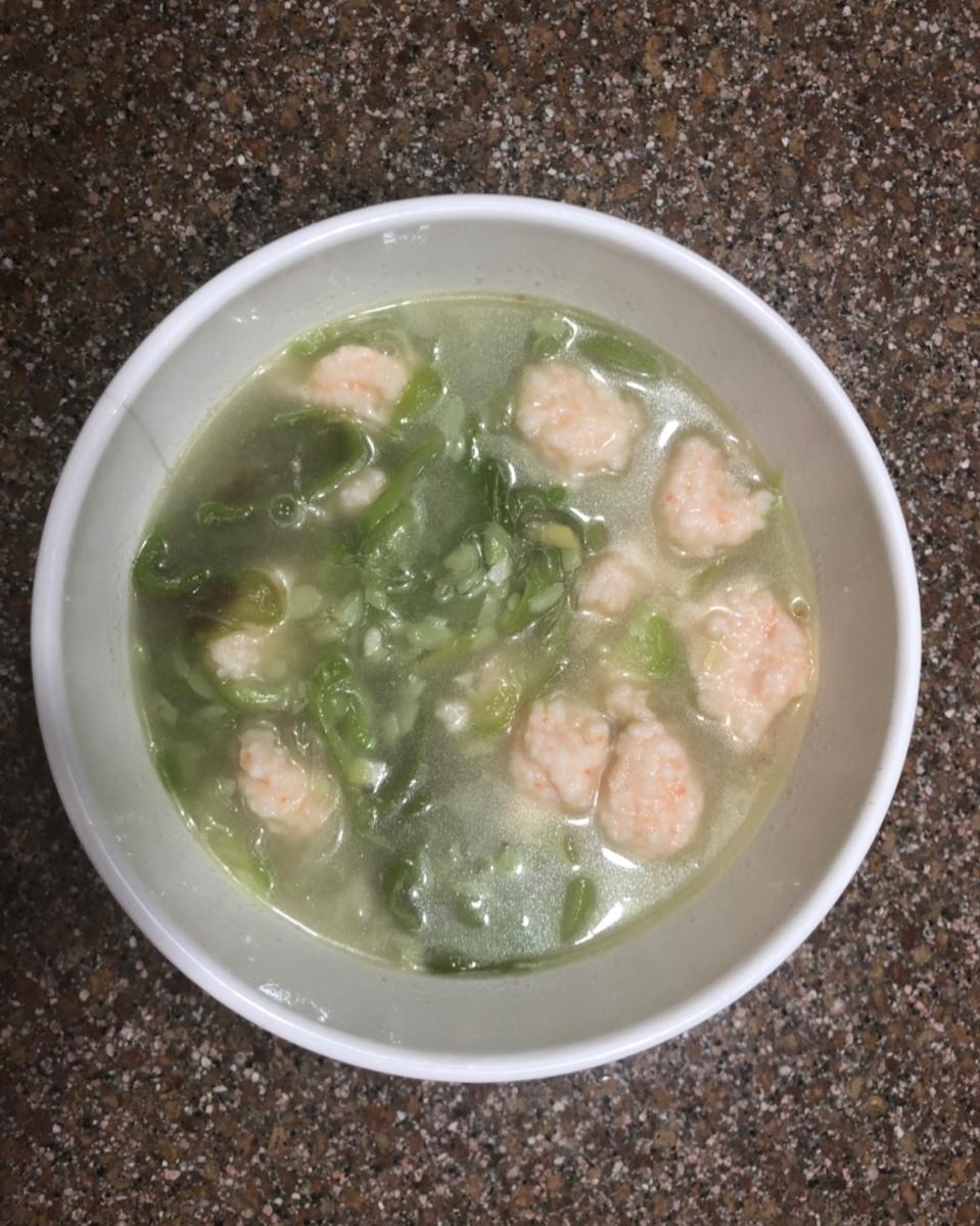清甜丝瓜虾滑汤