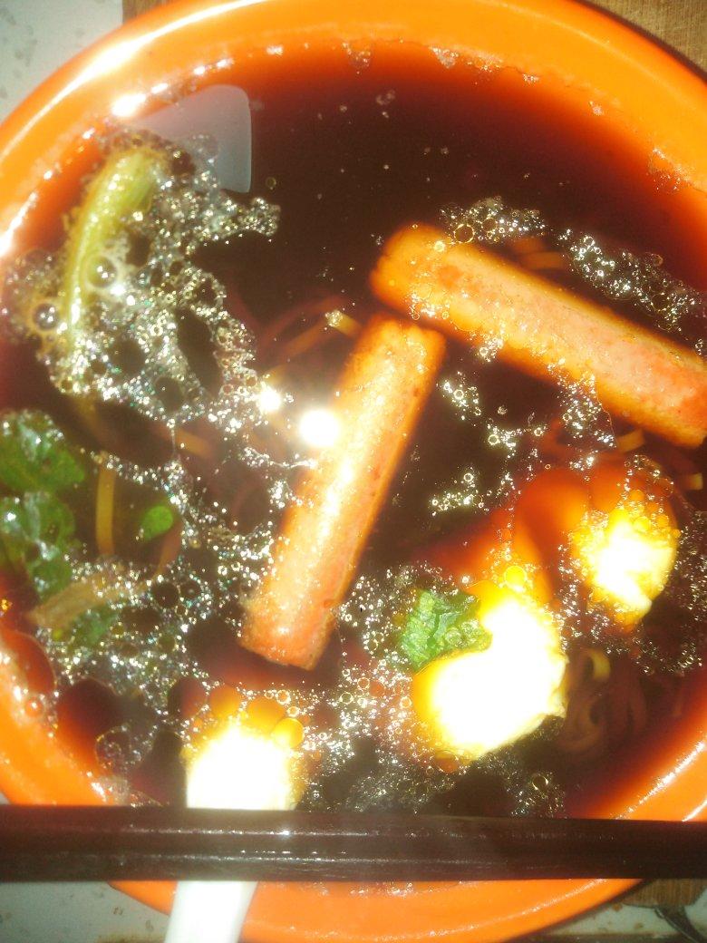 酸辣挂面