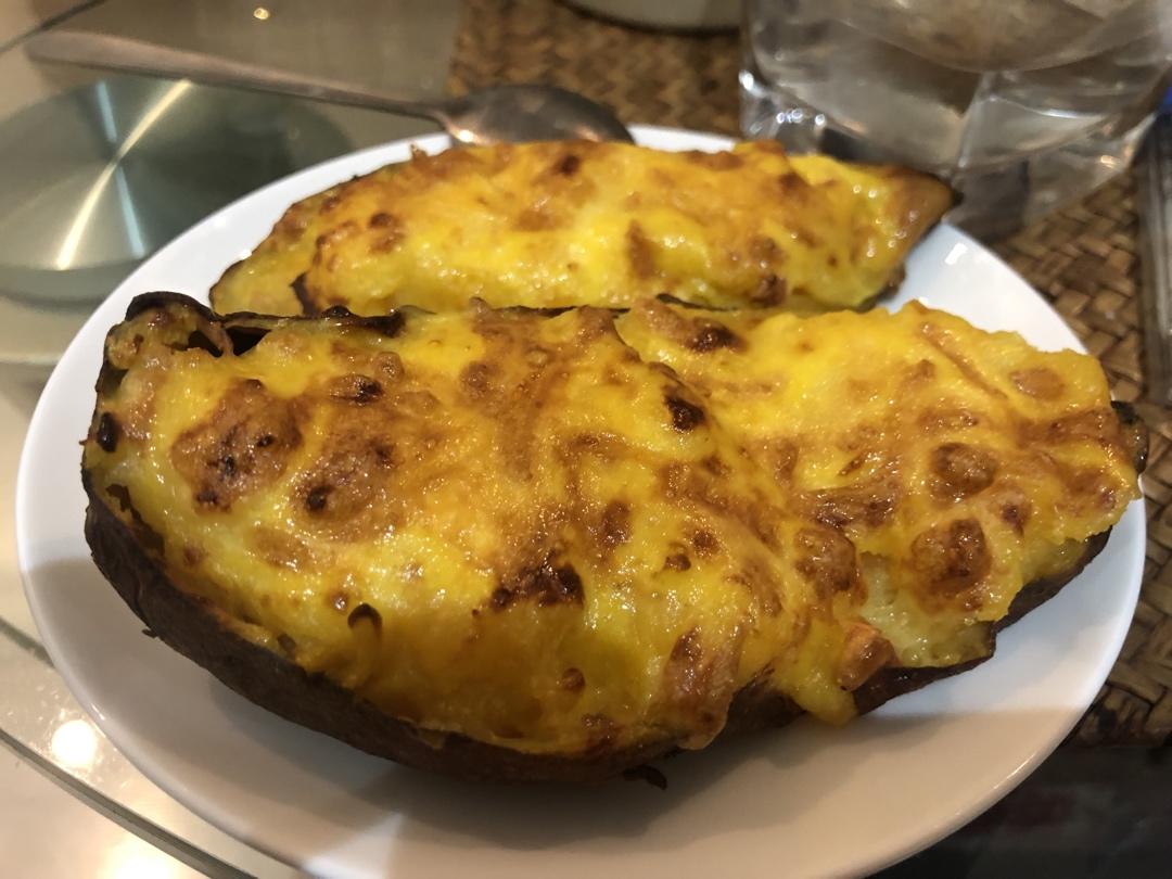 芝士奶油焗红薯