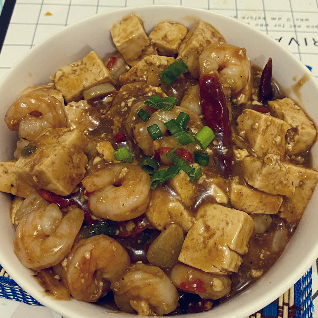 虾仁豆腐