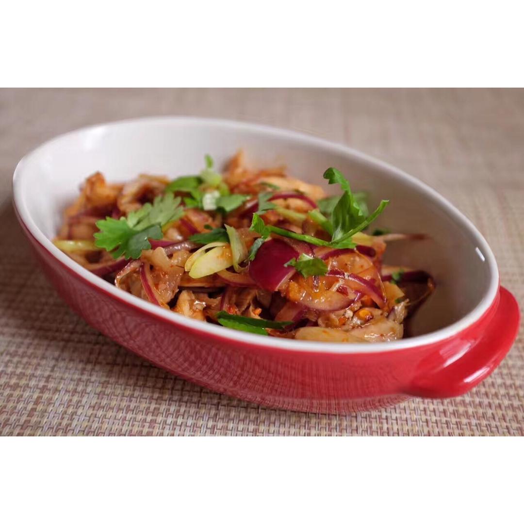 减脂健身｜凉拌手撕鸡丝（香辣&麻油版）