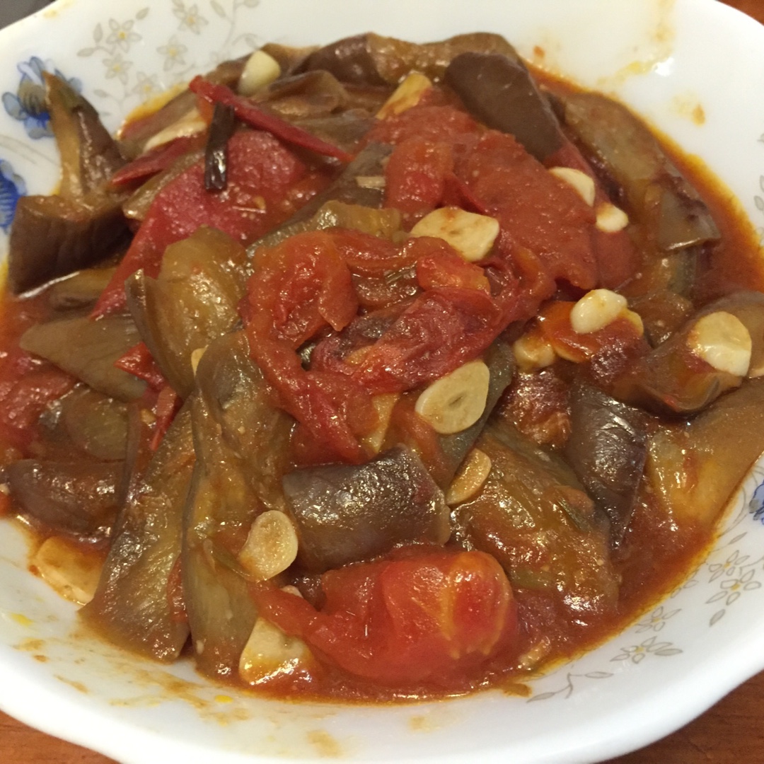 西红柿烧茄子