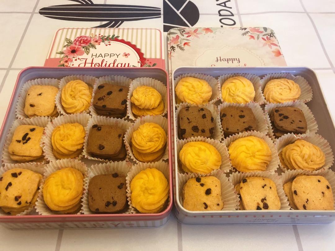 四种口味的蔓越莓曲奇