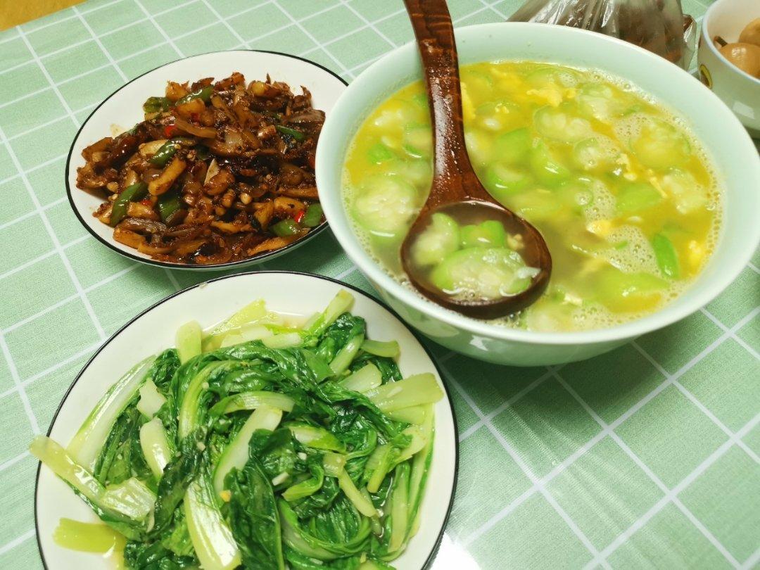 不一样的丝瓜蛋汤
