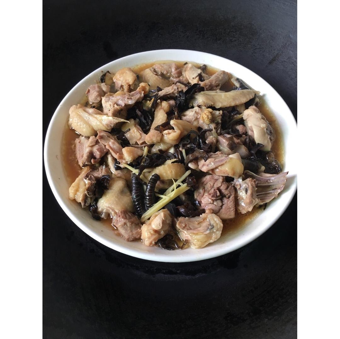 云耳蒸清远鸡