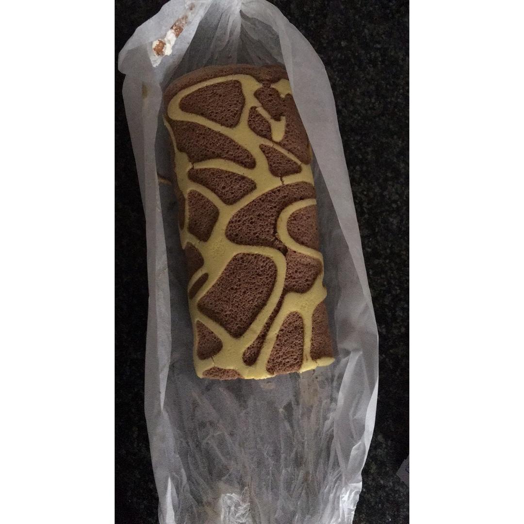 超萌长颈鹿蛋糕卷