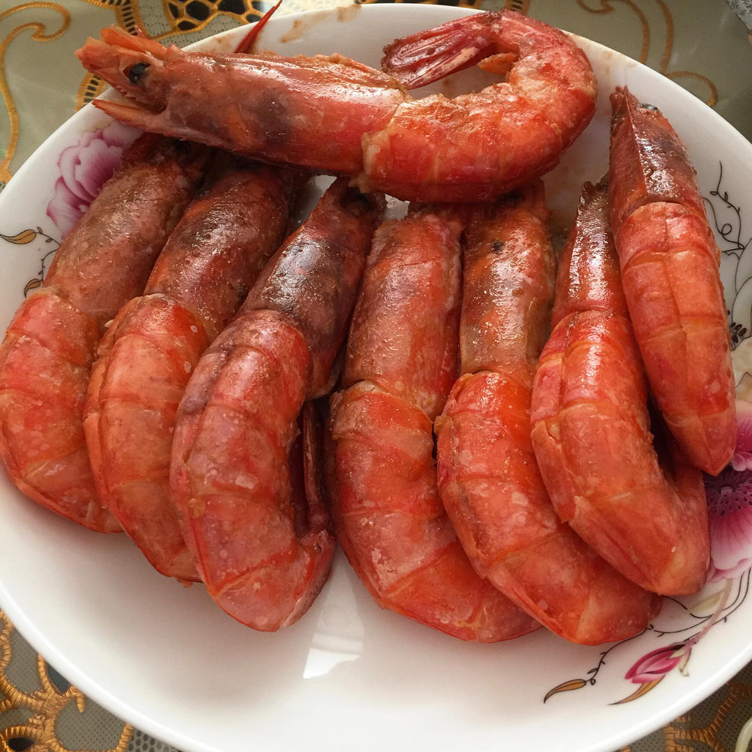 盐煎阿根廷红虾——最朴素的做法