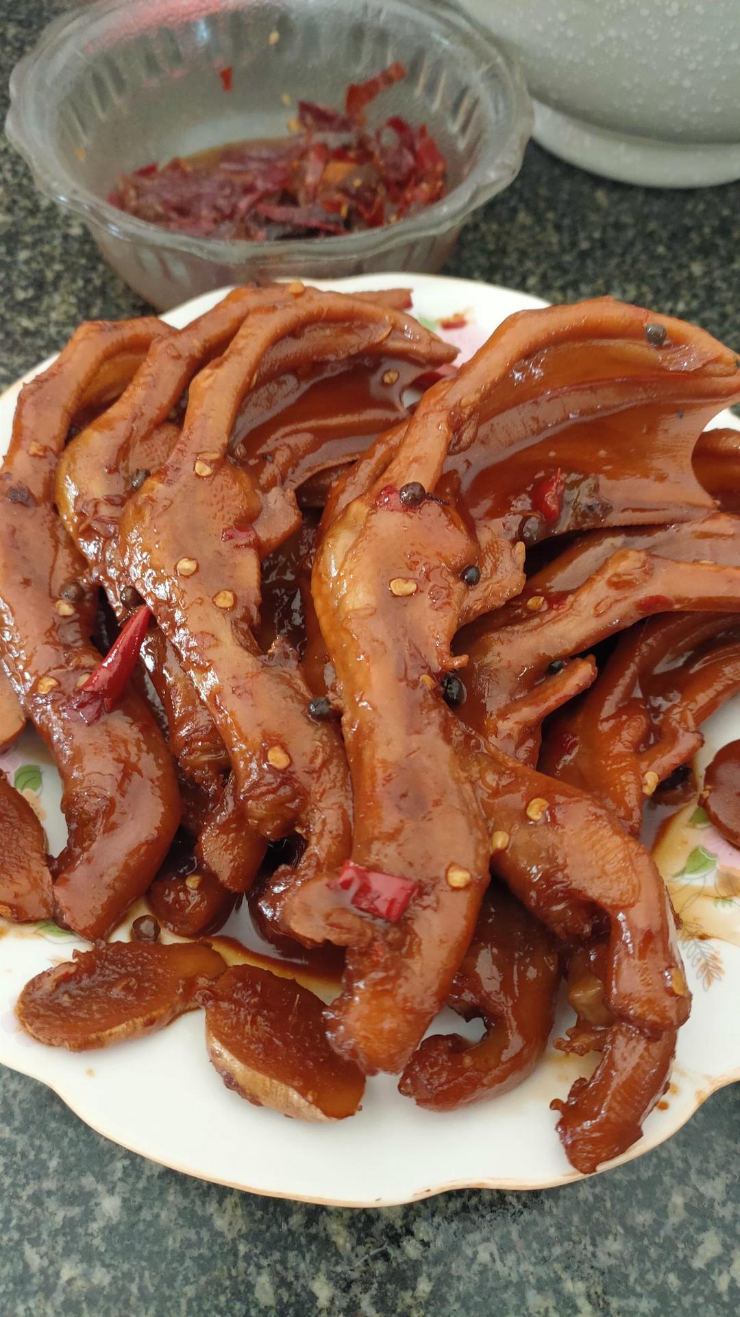 seeyouagaingeri做的周黑鸭味鸭翅鸭爪