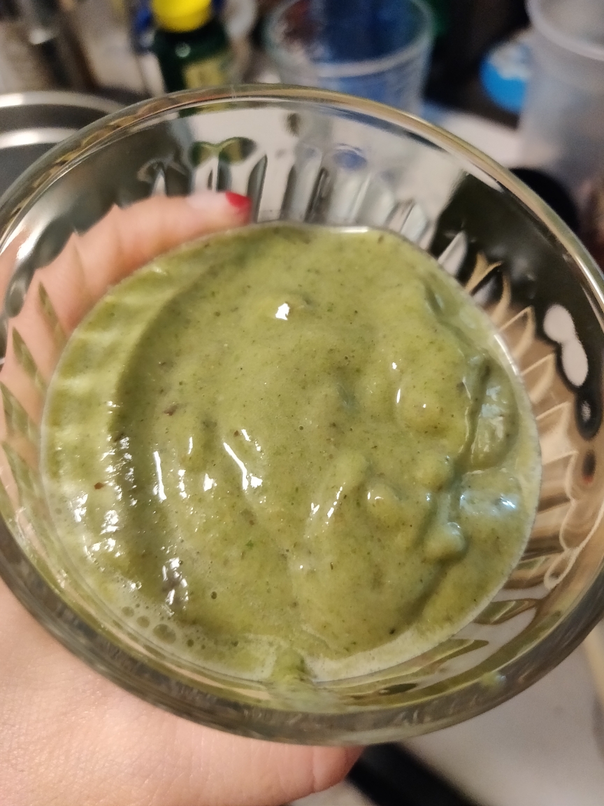 减脂绿拿铁代餐smoothie的做法