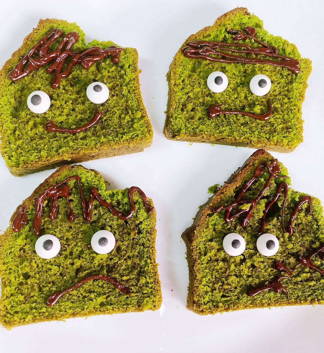 【恶搞万圣节】抹茶磅蛋糕可爱版科学怪人