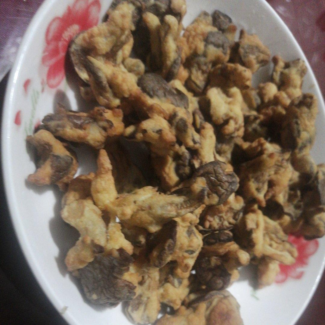 家庭版干炸蘑菇 （不用面糊，附图）