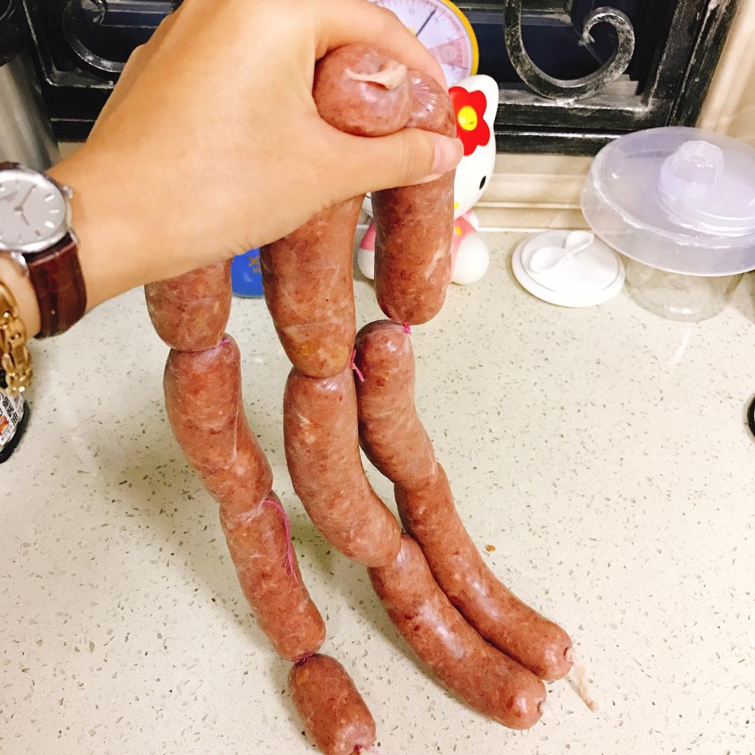 自制脆皮小香肠