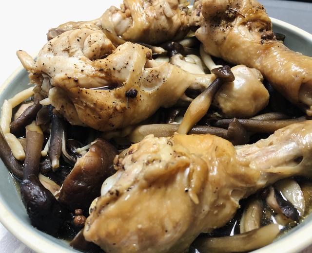 【减脂餐】低油低脂高蛋白杂菇蒸鸡腿的做法