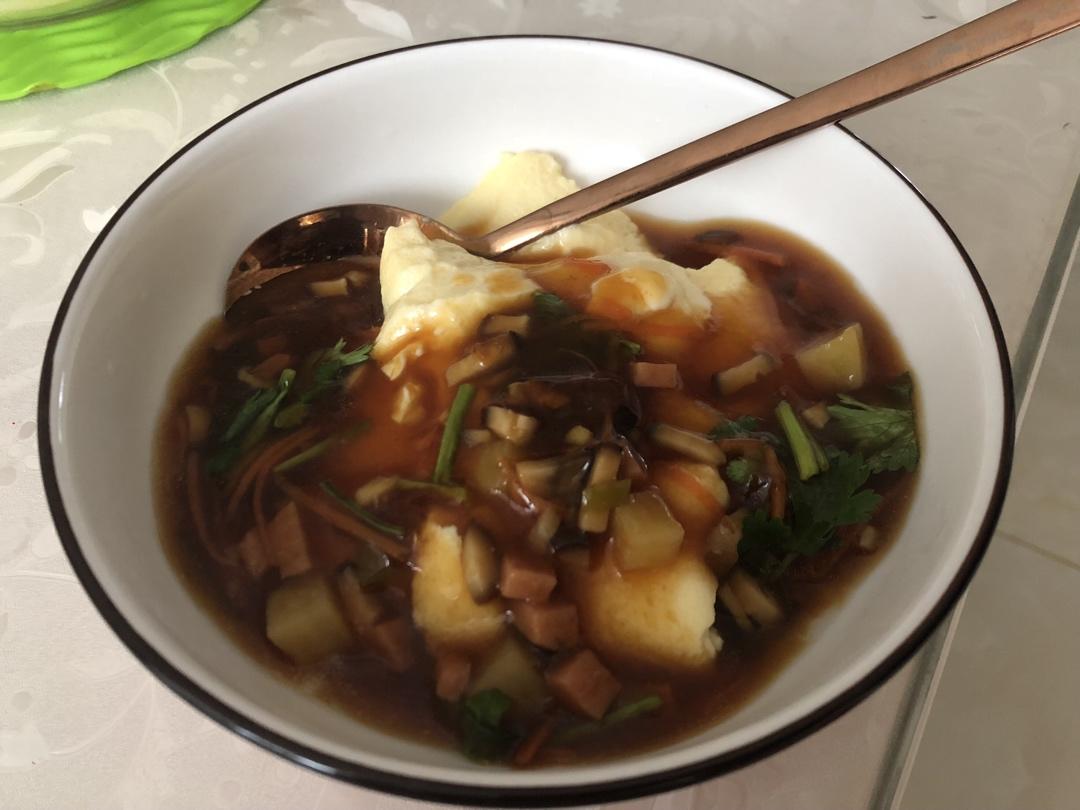 鲜香卤汁豆腐脑