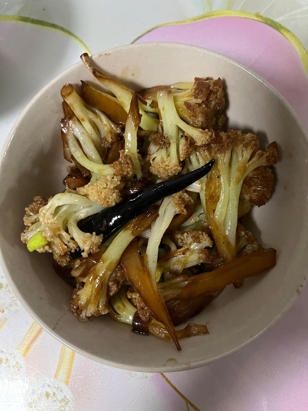干锅有机花菜
